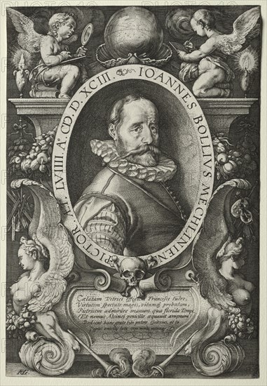 Hans Bol, 1593. Hendrick Goltzius (Dutch, 1558–1617). Engraving; sheet: 26 x 17.8 cm (10 1/4 x 7 in.)