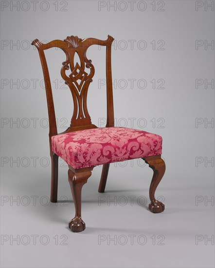 Side Chair, c. 1775. Eliphalet Chapin (American, 1741-1807). Cherry; overall: 96.8 x 59.1 x 51.1 cm (38 1/8 x 23 1/4 x 20 1/8 in.).
