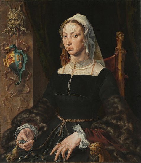 Portrait of Machtelt Suijs, c. 1540-1545. Maerten van Heemskerck (Dutch, 1498-1574). Oil on wood; framed: 107 x 97 x 8 cm (42 1/8 x 38 3/16 x 3 1/8 in.); unframed: 85 x 74 cm (33 7/16 x 29 1/8 in.).
