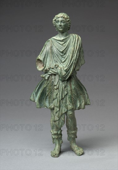 Lar, 1-25. Italy, Rome, Early Imperial period. Bronze with copper inlays; overall: 14.5 cm (5 11/16 in.)