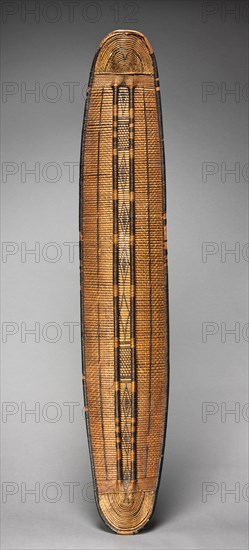 Shield, c. 1900. Central Africa, Democratic Republic of the Congo, early 20th century. Wood and fiber; overall: 134.6 cm (53 in.)