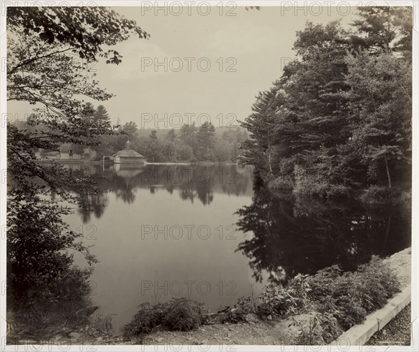 Lehigh Valley Railroad series: Bear Lake, LVRR, c. 1898-1899. William H. Rau (American, 1855-1920). Albumen print from gelatin dry plate negative; image: 43.5 x 51.9 cm (17 1/8 x 20 7/16 in.); paper: 45.3 x 53.7 cm (17 13/16 x 21 1/8 in.); matted: 55.9 x 66 cm (22 x 26 in.)