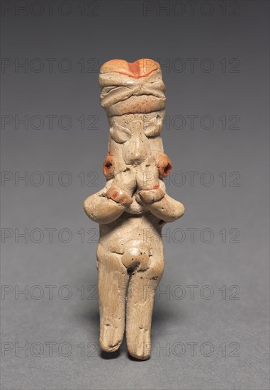 Female Figurine, c. 400-100 BC. Mexico, Guanajuato, Chupícuaro. Earthenware with pigment; overall: 7.9 x 2.7 cm (3 1/8 x 1 1/16 in.).