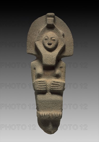 Standing Female Figure, c. 1000-1500. Mexico, Gulf Coast, Huastec. Stone; overall: 70 x 33 x 22.5 cm (27 9/16 x 13 x 8 7/8 in.).