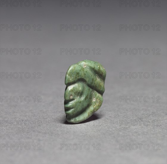 Head in Bird's Beak, before 1990. Mexico, Oaxaca, Mixtec(?). Serpentine; overall: 1.8 cm (11/16 in.).