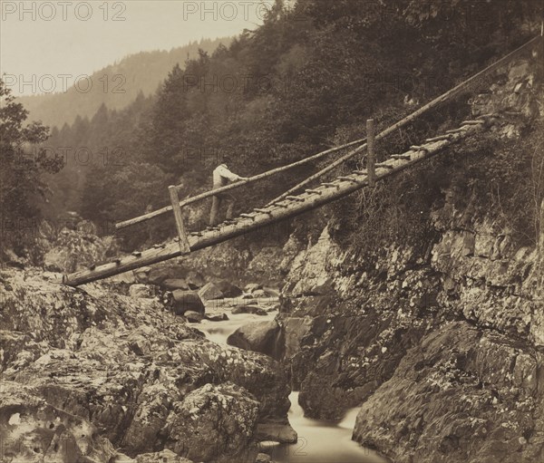 The Miners' Bridge, on the Llugwy, North Wales, 1857. Roger Fenton (British, 1819-1869). Albumen print from wet collodion negative; image: 36.7 x 42.9 cm (14 7/16 x 16 7/8 in.); matted: 55.9 x 71.1 cm (22 x 28 in.)