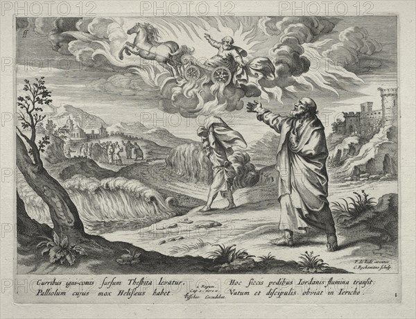 The Story of Elisha, 1643. Nicolaes Rijckmans (Flemish, 1616-), after Pieter I de Jode (Flemish, 1570-1634). Engraving