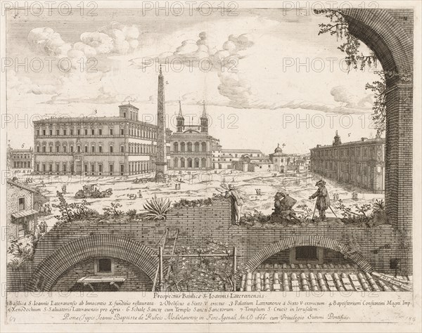 S. Giovanni in Laterano from "Prospectus Locurum Urbis Romae Insign[ium]