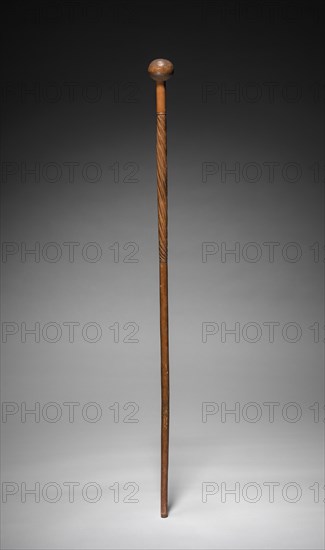Baton, c 1875- 1925. Unassigned, Late 19th- Early 20th century. Wood, ivory; overall: 5.1 cm (2 in.)