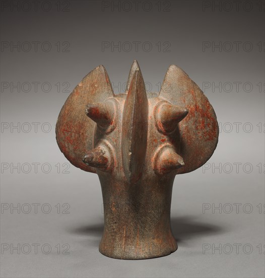 Mace Head, c. 200 BC-AD 100. North coast of Peru, Salinar Culture, 2nd Century BC-1st Century AD. Stone; overall: 11.2 x 8.9 x 8.3 cm (4 7/16 x 3 1/2 x 3 1/4 in.).