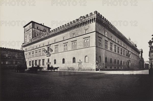 Venetian Palace, c. 1870s. James Anderson (British, 1813-1877). Albumen print from wet collodion negative; image: 26 x 38.9 cm (10 1/4 x 15 5/16 in.); matted: 55.9 x 66 cm (22 x 26 in.)