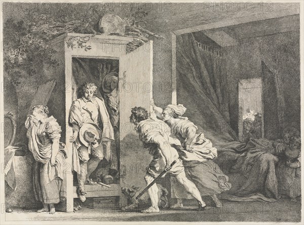 The Cupboard, 1778. Jean-Honoré Fragonard (French, 1732-1806). Etching; sheet: 39.1 x 52.3 cm (15 3/8 x 20 9/16 in.)