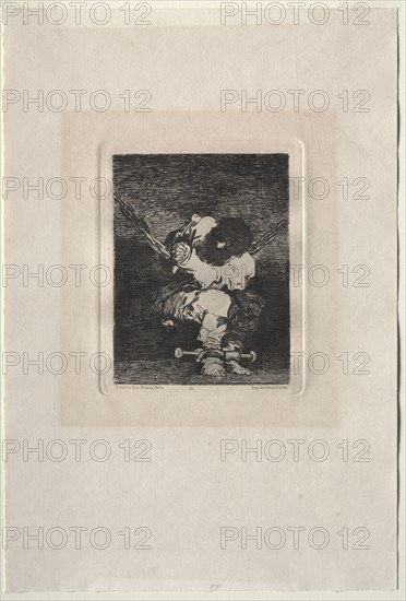 Little Prisoner, 1867. Francisco de Goya (Spanish, 1746-1828). Etching and engraving