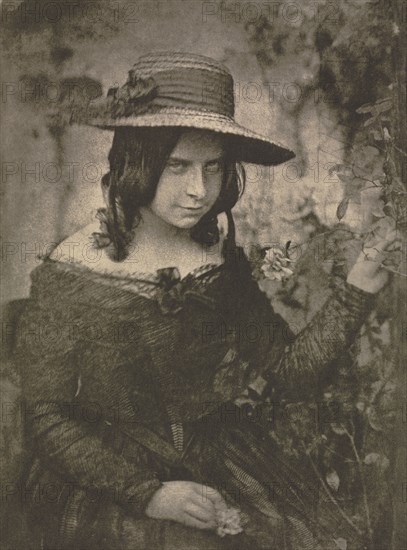 Camera Work: Girl in Straw Hat, 1912. David Octavius Hill (British, 1802-1870), and Robert Adamson (British, 1821-1848). Photogravure