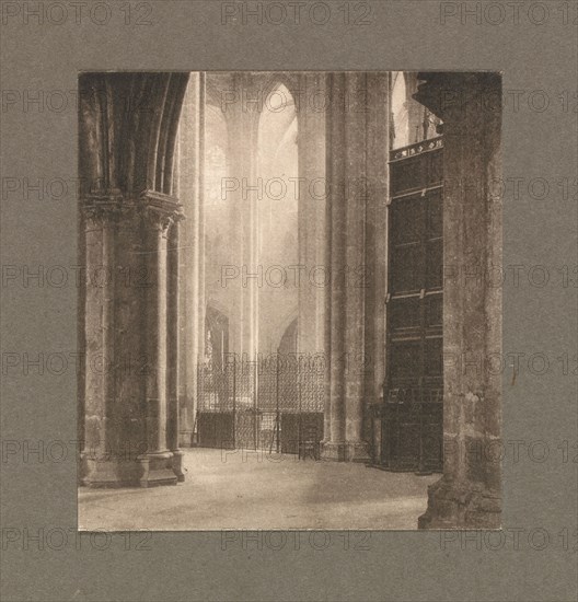 Camera Work: Height and Light in Bourges Cathedral, 1903. Frederick H. Evans (British, 1853-1943). Photogravure