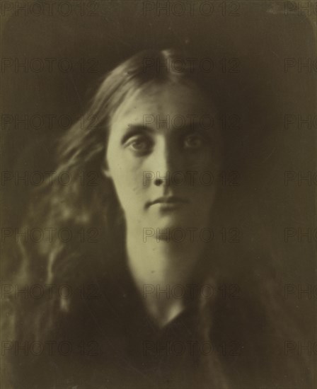 Julia Jackson Duckworth (1846-1895), 1867. Julia Margaret Cameron (British, 1815-1879). Albumen print from wet collodion negative; image: 28.4 x 22.4 cm (11 3/16 x 8 13/16 in.); matted: 50.8 x 40.6 cm (20 x 16 in.)
