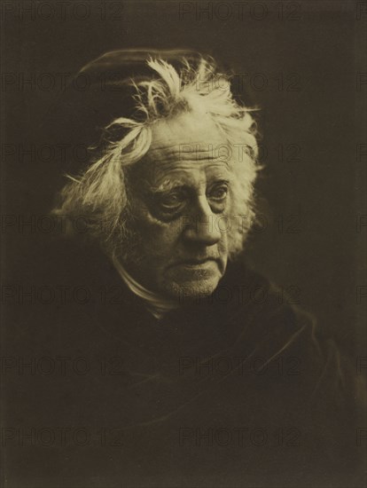 Sir John Herschel (1792-1871), 1867. Julia Margaret Cameron (British, 1815-1879). Albumen print from wet collodion negative; image: 32.8 x 25 cm (12 15/16 x 9 13/16 in.); matted: 50.8 x 40.6 cm (20 x 16 in.)