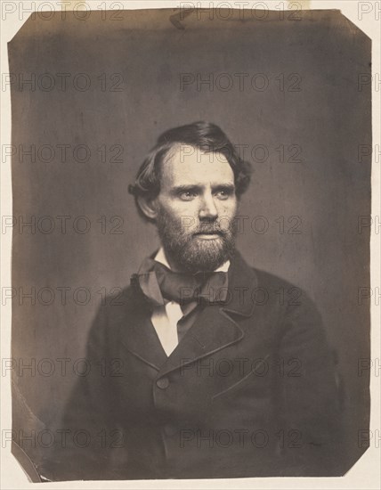 Senator George Ellis Pugh of Ohio, c.1857. Attributed to Whitehurst Studio (American). Salted paper print from wet collodion negative; image: 31.1 x 23.7 cm (12 1/4 x 9 5/16 in.); paper: 31.1 x 23.7 cm (12 1/4 x 9 5/16 in.); matted: 55.9 x 45.7 cm (22 x 18 in.)
