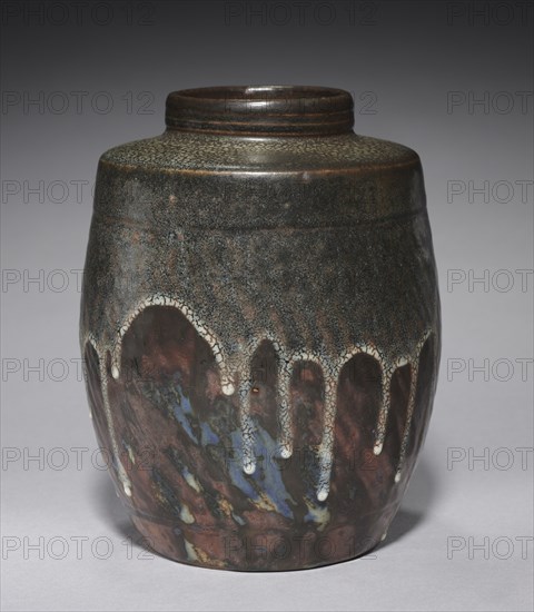 Vase, c. 1900. Paul Jeanneney (French, 1861-1920). Stoneware; diameter: 14 cm (5 1/2 in.); overall: 17.7 cm (6 15/16 in.).