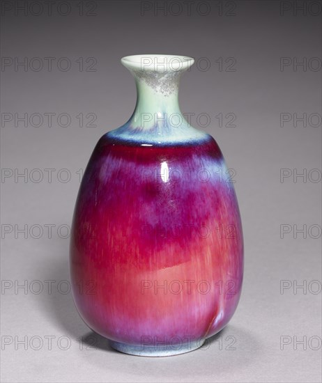 Vase, 1900. Hermann August Seger (German, 1839-1893), Royal Porcelain Manufactory, Berlin (German). Porcelain; diameter: 8.6 cm (3 3/8 in.); overall: 14 cm (5 1/2 in.).