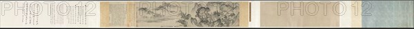 Buddha's Conversion of Five Bhiksu, mid-14th Century. Li Sheng (Chinese, active c. 1324-after 1375). Handscroll, ink on paper; painting only: 26.7 x 110.5 cm (10 1/2 x 43 1/2 in.).