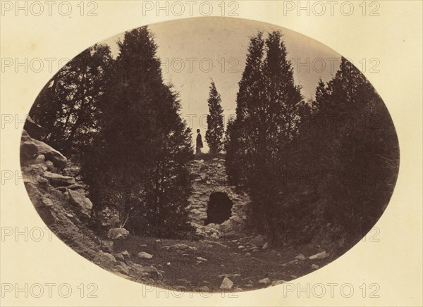 Old Emplacement, West Point, late 1860s. George K. Warren (American, 1834-1884). Albumen print from wet collodion negative; image: 14.5 x 19.9 cm (5 11/16 x 7 13/16 in.); mounted: 25.2 x 33.5 cm (9 15/16 x 13 3/16 in.); matted: 35.6 x 45.7 cm (14 x 18 in.).