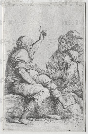 The Figurine Series: Figurine, 1656-57. Salvator Rosa (Italian, 1615-1673). Etching and drypoint