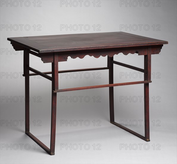 Folding Table (Che-Sang) for Memorial Service, 18th Century. Korea, Joseon dynasty (1392-1910). Pine nut wood; overall: 97.5 x 116 x 82.5 cm (38 3/8 x 45 11/16 x 32 1/2 in.).