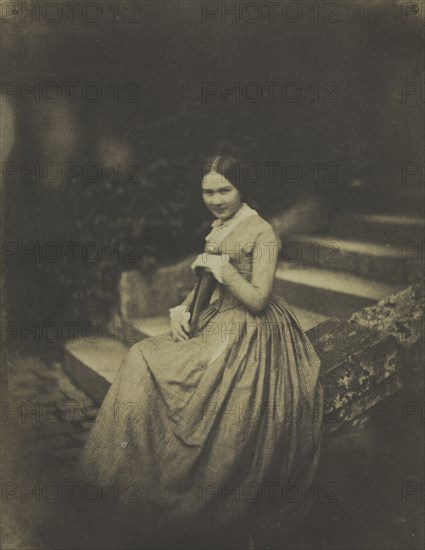 Henriette Robert, 1852-1853. Louis-Rémy Robert (French, 1811-1882). Salted paper print from waxed paper negative; image: 21.8 x 17 cm (8 9/16 x 6 11/16 in.); mounted: 32.4 x 26.4 cm (12 3/4 x 10 3/8 in.); matted: 50.8 x 40.6 cm (20 x 16 in.)