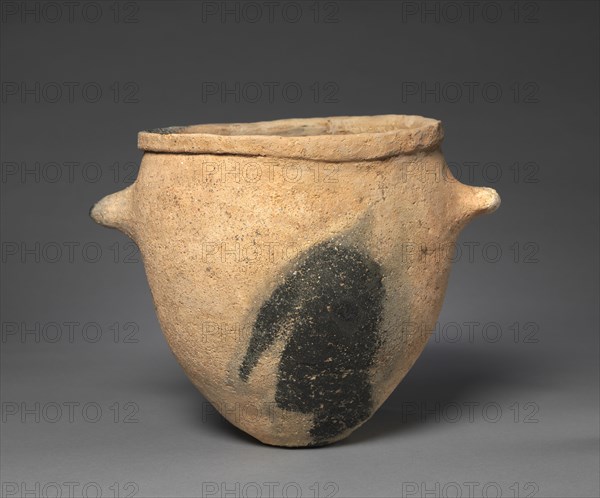 Vessel with Two Lugs, 100s BC. Korea, Proto-Three Kingdoms period (100 BC-AD 300). Earthenware; overall: 23.5 cm (9 1/4 in.); outer diameter: 23 cm (9 1/16 in.).