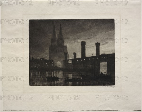 Cologne, 1886. Axel Herman Haig (Swedish, 1835-1921). Etching and aquatint; sheet: 25.7 x 32.4 cm (10 1/8 x 12 3/4 in.); platemark: 15.5 x 20.2 cm (6 1/8 x 7 15/16 in.).