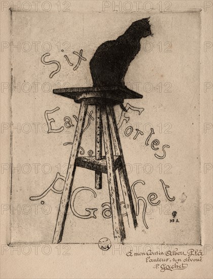 Six Etchings, 1895. Paul Gachet (French, 1828-1909). Etching; sheet: 32.5 x 25 cm (12 13/16 x 9 13/16 in.); platemark: 21 x 17.1 cm (8 1/4 x 6 3/4 in.).