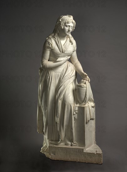 Funerary Monument for the Marquis de Tourney (for the Chapel of the Château de la Falaise), 1787-1793. François-Nicolas Delaistre (French, 1746-1832). Marble; overall: 170 x 85.4 x 49.5 cm (66 15/16 x 33 5/8 x 19 1/2 in.).