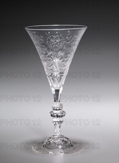 Glass from a Place Setting, c. 1890-1920. Probably America, late 19th-early 20th century. Glass; overall: 17.8 x 9 cm (7 x 3 9/16 in.).