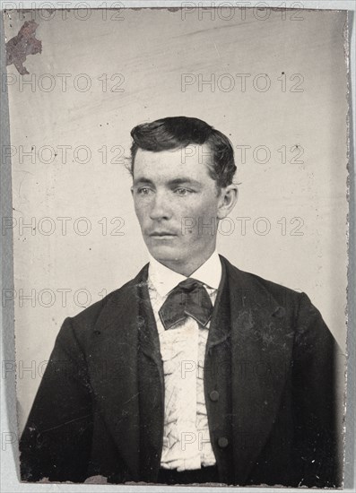 Unititled, late 1850s. Unidentified Photographer. Tintype; image: 5.9 x 4 cm (2 5/16 x 1 9/16 in.); matted: 61 x 48.3 cm (24 x 19 in.).