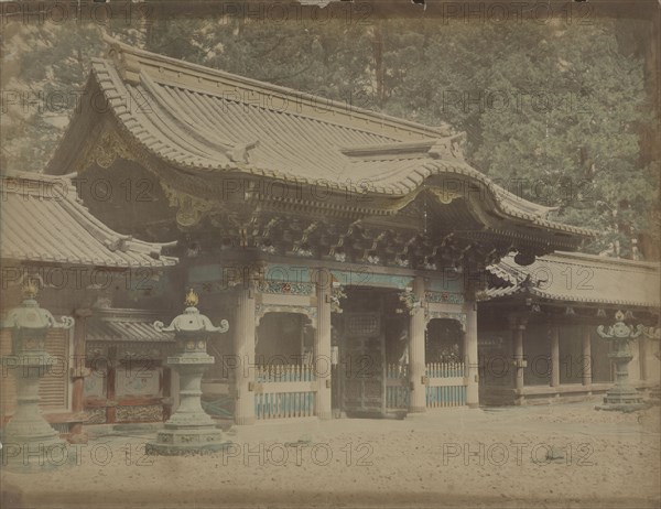 Untitled, c. 1870s. Unidentified Photographer. Albumen print from wet collodion negative, hand colored; overall: 40.2 x 52.2 cm (15 13/16 x 20 9/16 in.)