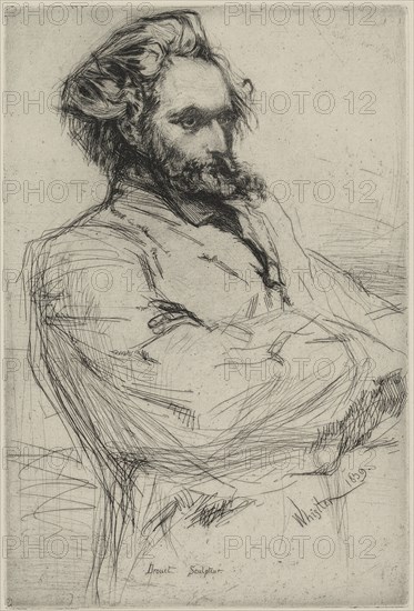 Drouet, 1859. James McNeill Whistler (American, 1834-1903). Etching; sheet: 33 x 25.3 cm (13 x 9 15/16 in.); platemark: 22.5 x 15.1 cm (8 7/8 x 5 15/16 in.)