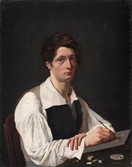 Self Portrait, 1824. François LePage (French, 1796-1871). Oil on canvas; framed: 51 x 42 x 4.5 cm (20 1/16 x 16 9/16 x 1 3/4 in.); unframed: 41.3 x 32.8 cm (16 1/4 x 12 15/16 in.)