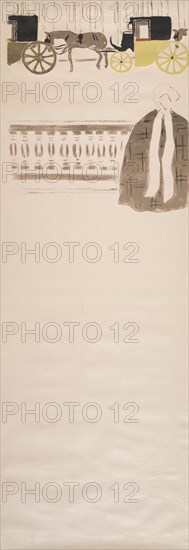 Nursemaids’ Promenade, Frieze of Carriages, 1895. Pierre Bonnard (French, 1867-1947), Molines, 20 rue Laffitte, Paris. Color lithograph; sheet: 137.4 x 47.3 cm (54 1/8 x 18 5/8 in.); image: 137.4 x 47.3 cm (54 1/8 x 18 5/8 in.)