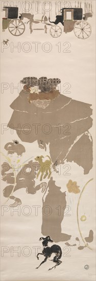 Nursemaids’ Promenade, Frieze of Carriages, 1895. Pierre Bonnard (French, 1867-1947). Color lithograph; sheet: 136.7 x 46.3 cm (53 13/16 x 18 1/4 in.); image: 136.7 x 46.3 cm (53 13/16 x 18 1/4 in.)