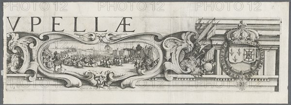 The Siege of La Rochelle: Plate 3, 1628-1630. Jacques Callot (French, 1592-1635), and Abraham Bosse (French, 1602-1676). Etching and engraving; sheet: 22.1 x 61.3 cm (8 11/16 x 24 1/8 in.); platemark: 16.2 x 59 cm (6 3/8 x 23 1/4 in.)