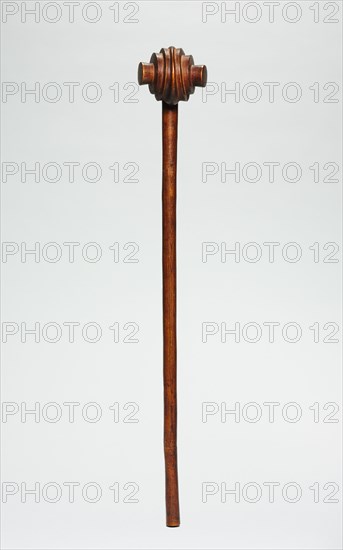 Club ("Knobkerrie"), 1800s-1900s. Southern Africa, Swaziland, Swazi people, 19th or 20th century. Wood; overall: 66 cm (26 in.)