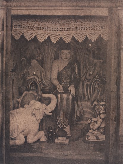 Amerapoora. Gautama's Shrine, 1855. Captain Linnaeus Tripe (British, 1822-1902). Albumen print from waxed paper negative; image: 34.2 x 25.9 cm (13 7/16 x 10 3/16 in.); mounted: 58.3 x 45.7 cm (22 15/16 x 18 in.); paper: 34.2 x 25.9 cm (13 7/16 x 10 3/16 in.).
