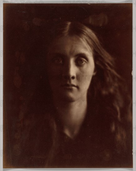 Julia Jackson, 1867. Julia Margaret Cameron (British, 1815-1879). Albumen print from wet collodion negative; sheet: 26.4 x 20.8 cm (10 3/8 x 8 3/16 in.)
