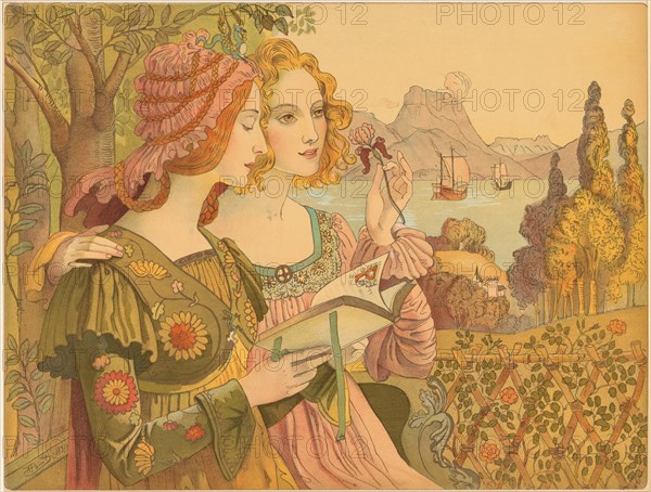 The Golden Legend (Legende Dorée), 1897. Armand Point (French, 1861-1932), F. Champenois, Paris.. Color lithograph