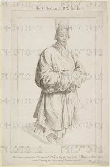 Korean Man; Captain William Baillie, British, 1723 - 1792, After Peter Paul Rubens, Flemish, 1577 - 1640, June 17, 1774