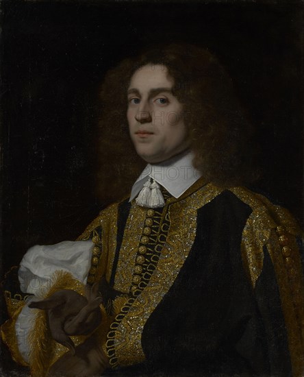 Portrait of a Young Man in Military Costume; Bartholomeus van der Helst, Dutch, 1613 - 1670, The Netherlands; 1650; Oil