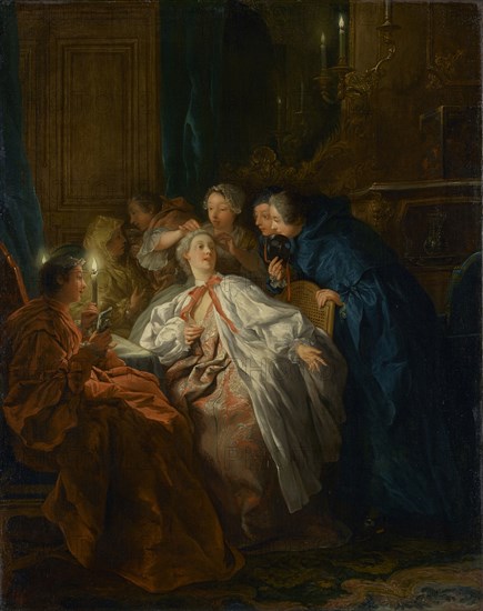 Before the Ball; Jean-François de Troy, French, 1679 - 1752, Paris, France; 1735; Oil on canvas; 83 × 65.4 cm