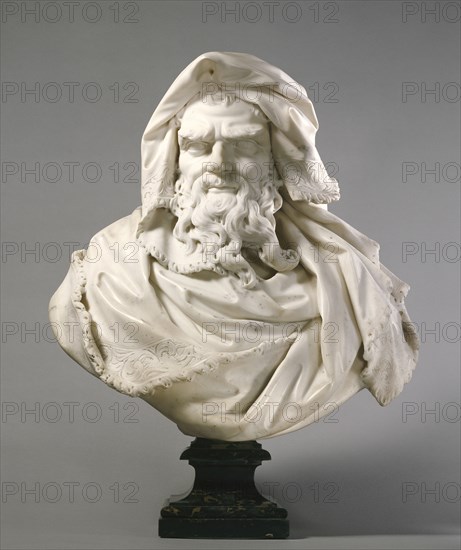 Bust of Winter; Paul Heermann, German, 1673 - 1732, first third of 18th century; Marble; 65.1 x 63.5 x 33.7 cm