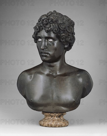 Bust of a Young Man; Antico, Pier Jacopo Alari-Bonacolsi, Italian, about 1455 - 1528, Mantua, Lombardia, Italy; about 1520